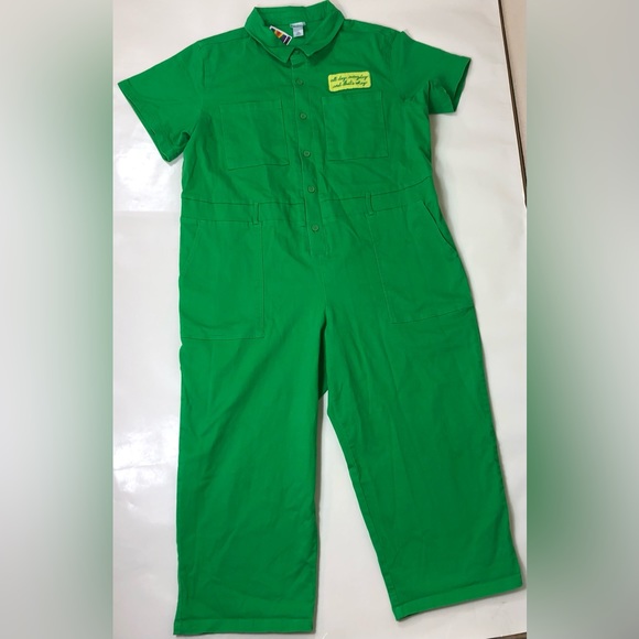 Pride Green Short Sleeve Boilersuit/Jumpsuit UNISEX Size XXL - Picture 6 of 16